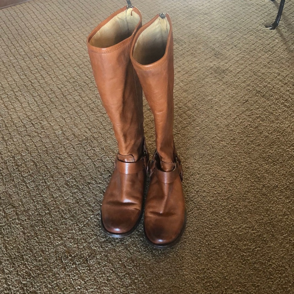 Frye Phillip Harness Tall Boots